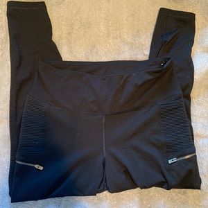 Old Navy Side Zip Athletic Leggings